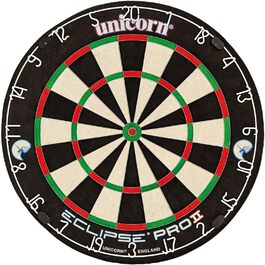Професійна дартс-мішень Unicorn Eclipse Pro з сизалю, HD дротом та безскобовою конструкцією для дорослих
