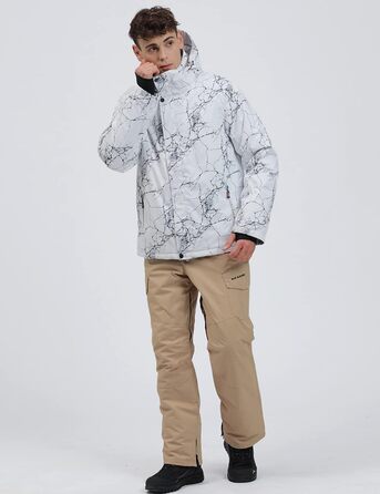 Спортивний костюм YEEFINE для чоловіків: куртка та штани, розмір L, колір хакі