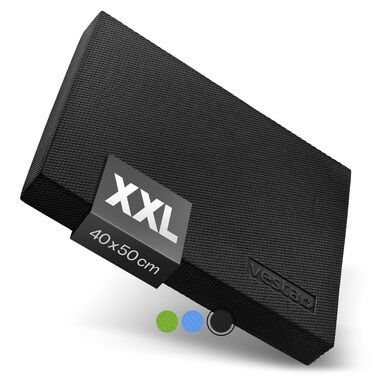 Килимок для балансу Vesta+ Balance Pad XXL з додатком, чорний - для фізіотерапії та фітнесу