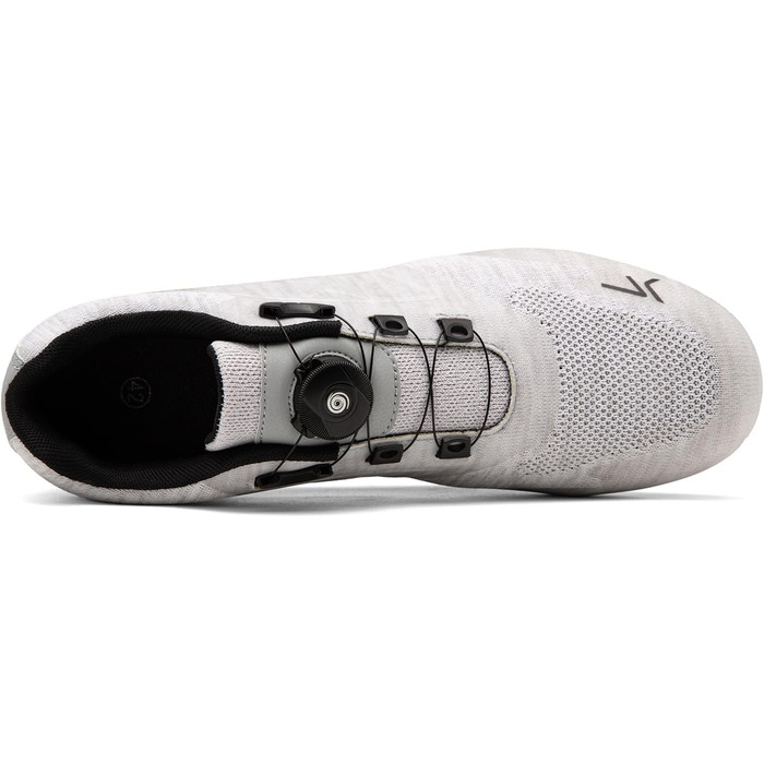 Велотуфлі чоловічі/жіночі для велоспорту, сумісні з Peloton, Look SPD SPD-SL Lock Delta, білі, 41 EU, сірі