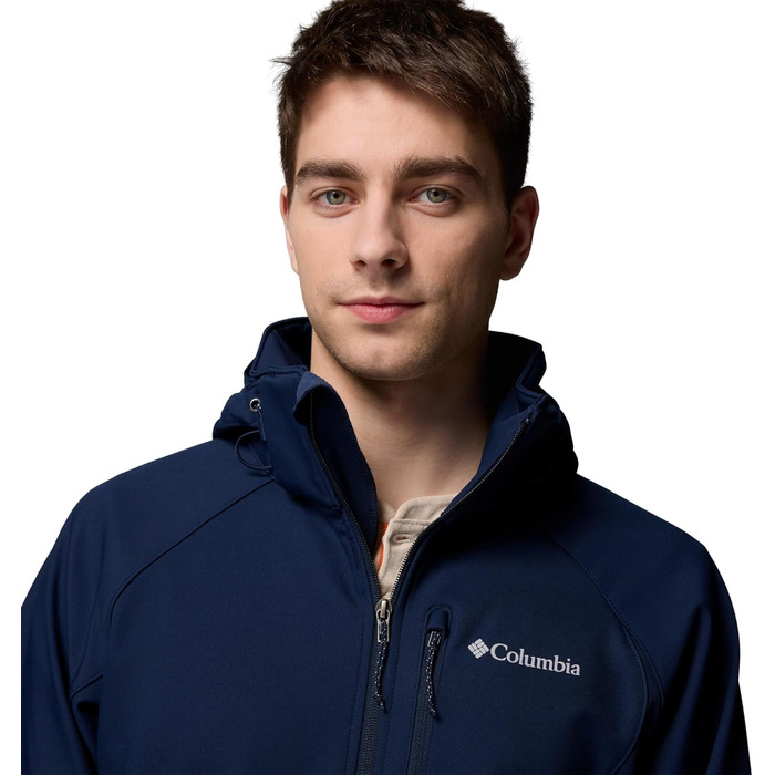 Чоловіча софтшелл куртка Columbia Cascade Ridge III, темно-синя (Collegiate Navy), розмір XXL