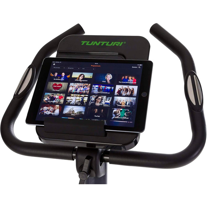 Ергометр Tunturi Cardio Fit E30: велотренажер для дому з датчиком пульсу та підставкою для планшета