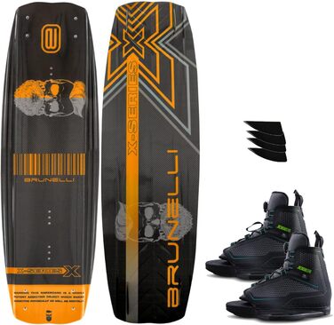 Комплект для вейкбордингу BRUNELLI Carbon 138 см з кріпленнями Jobe Maze