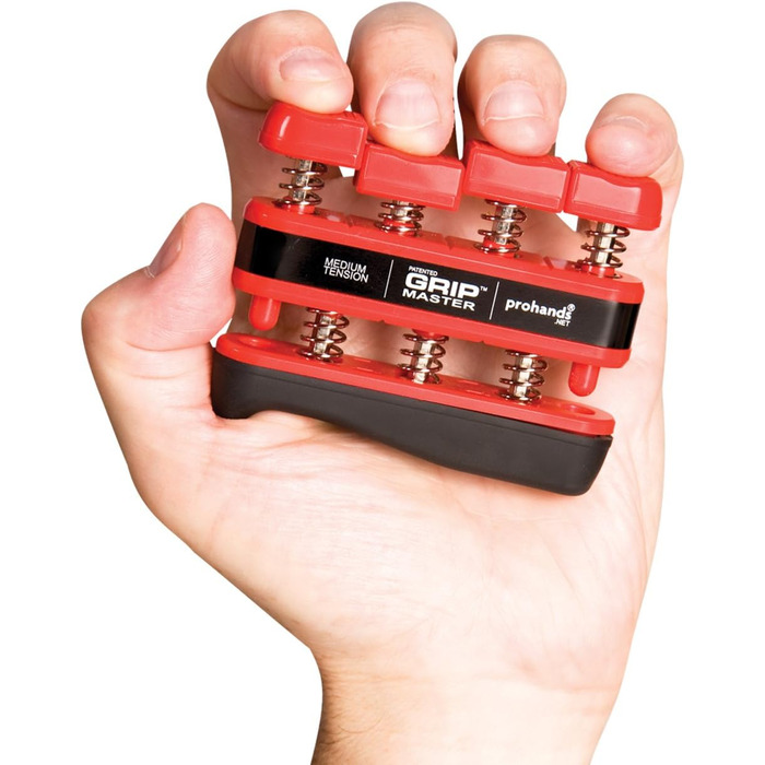 PROHANDS Gripmaster - тренажер для рук та пальців, 2.3 кг (Medium), червоний