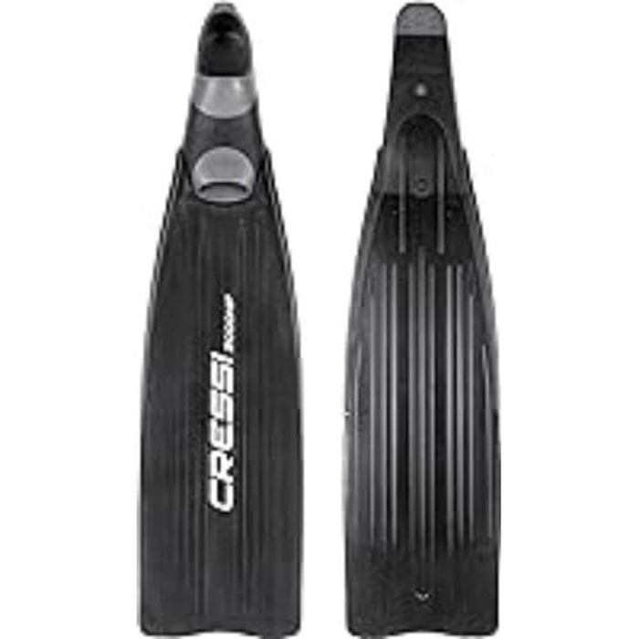 Ласти Cressi Gara 2000 HF чорні 42/43 для апное та фрідайвінгу, високопродуктивні