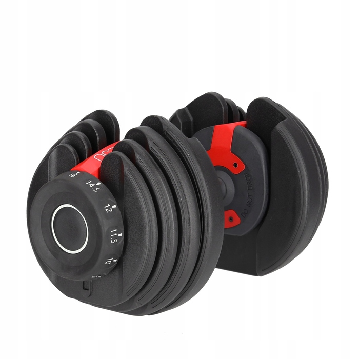 Регульовані гумовані гантелі 4FIZJO 1 x 16 кг