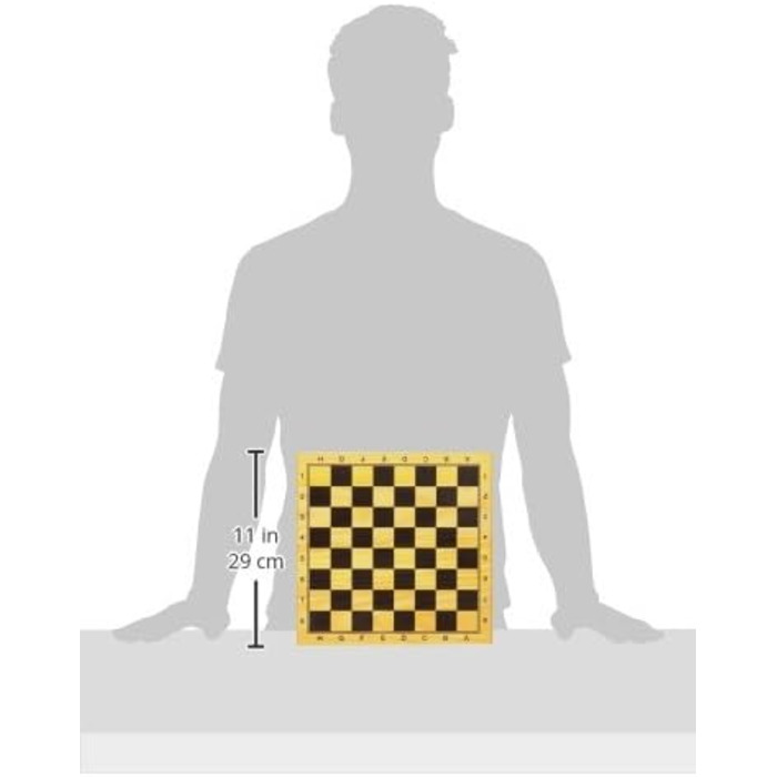 Шахи Engelhart з берези - Класична настільна гра для 2 гравців - 32 фігури, король 77 мм - для початківців, від 6 років