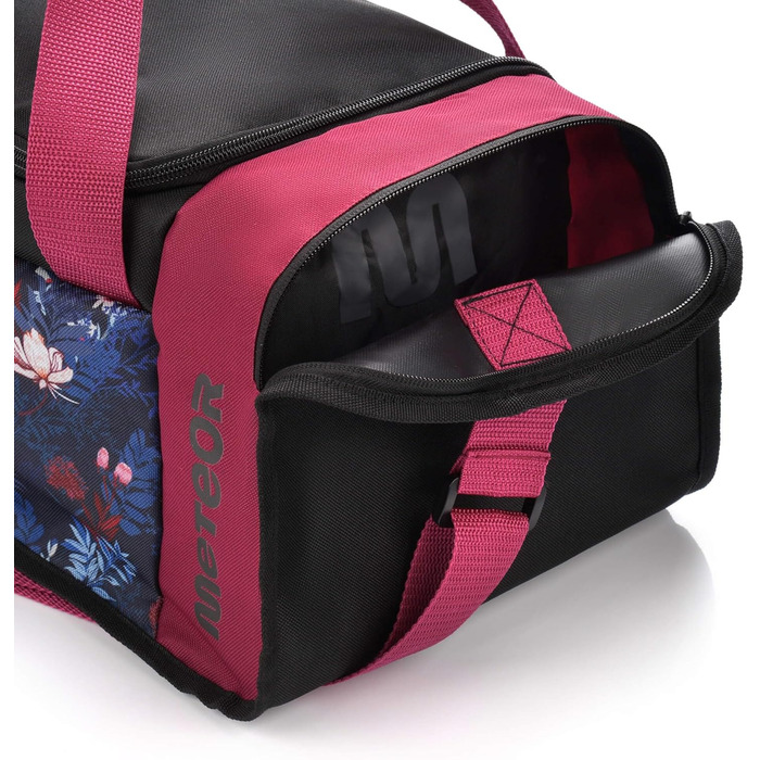 Спортивна сумка-торба Meteor для дітей та дорослих, водонепроникна сумка для басейну, фітнесу та подорожей, квітковий принт, 43x20x25 см, 20-40Л