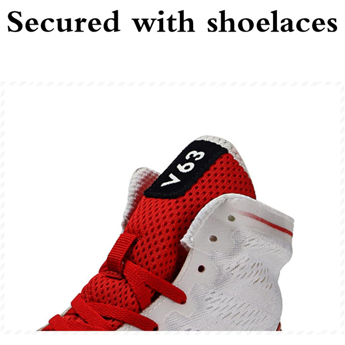 Боксівські кросівки для жінок та чоловіків, 44EU, червоно-білі: стабільність, комфорт, для боксу, боротьби, кікбоксингу та ін.