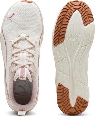 Жіночі кросівки PUMA Softride Harli WNS для бігу по місту, 40.5 EU, білий, помаранчевий, рожевий