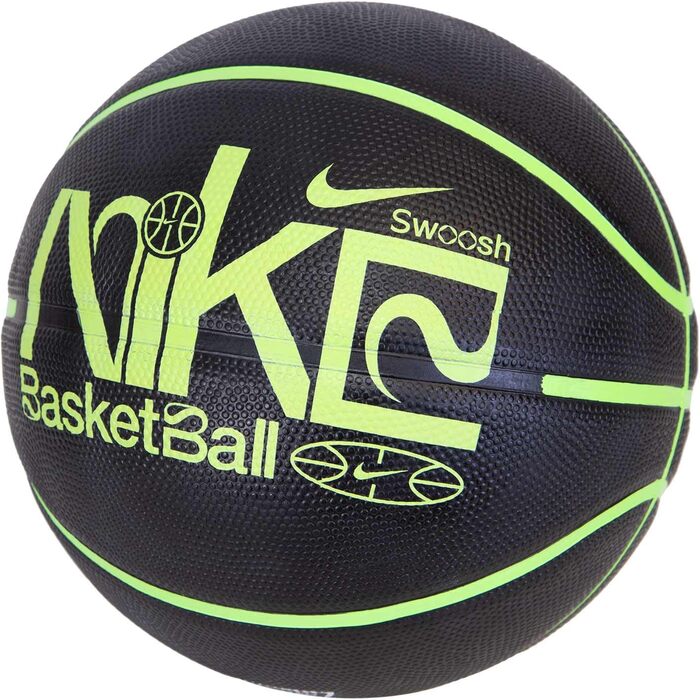 Баскетбольний м'яч Nike Everyday Playground 8P розмір 7, чорний/лайм, для вулиці