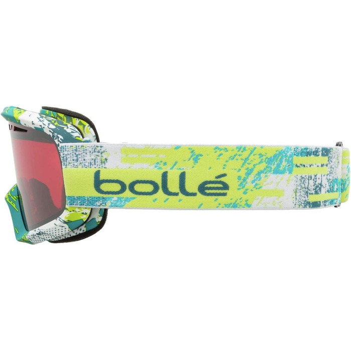 Гірськолижна маска Bollé Nova II Matte Zenith Vermillon Gun M-L Lime