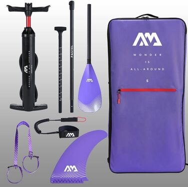 Надувна SUP-дошка Aqua Marina Coral 310 см, фіолетова, для веслування стоячи