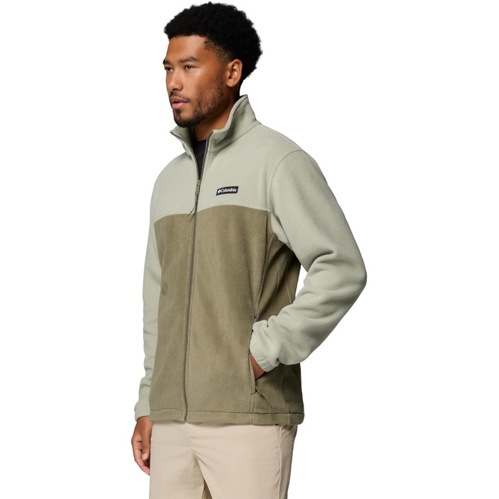 Чоловіча флісова куртка Columbia Steens Mountain Full Zip 2.0, колір Safari/Stone Green, розмір L