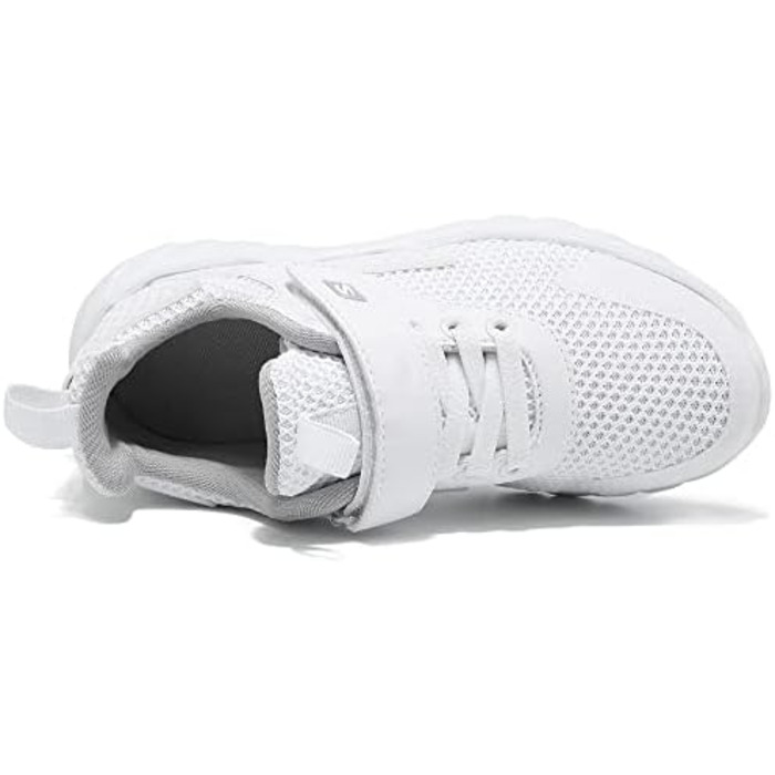 Дитячі кросівки Kinder Sport для бігу та занять спортом: білі, дихаючі, легкі, для занять на вулиці та в залі, розмір 35 EU