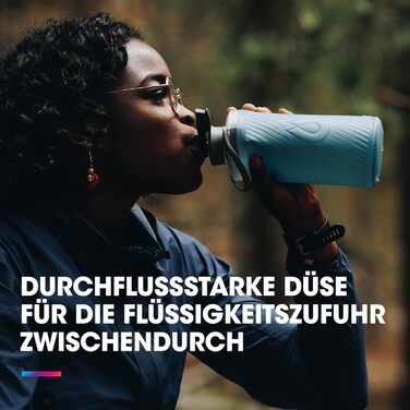 Складна пляшка для рюкзака Hydrapak Flux 750 мл, BPA-free, ультралегка, герметична, синя