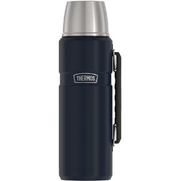 Термос Thermos SK2010 Stainless King 1,2 л, вакуумний, нержавіюча сталь, синій