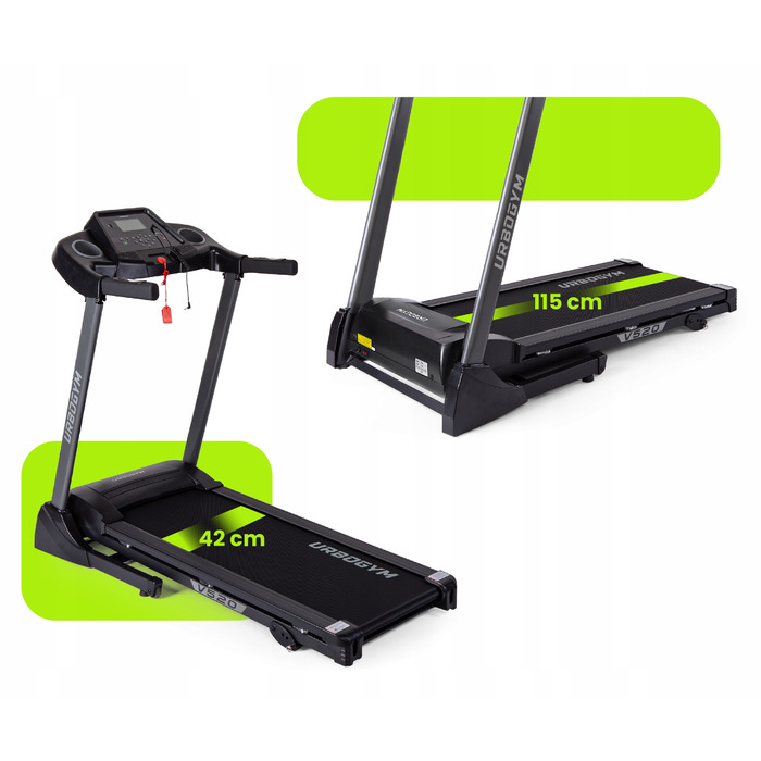 Електрична бігова доріжка Urbogym V520 (до 130 кг)
