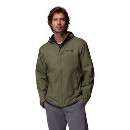 Чоловіча водонепроникна куртка Columbia Watertight II Rain Jacket, колір Stone Green, розмір L