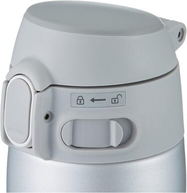 Термокружка Zojirushi SM-TAE48SASZ з нержавіючої сталі, вакуумна, срібляста Ume