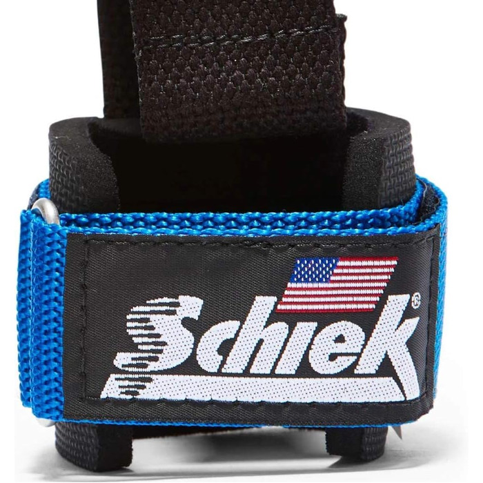 Тренувальні лямки з захистом зап'ястя Schiek Sports 1000DLS, сині