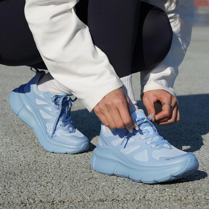 Жіночі кросівки Hawkwell Cloud Zero для ходьби та тенісу, з амортизацією, дихаючі, для спорту, фітнесу, тренувань, бігу, з антиковзкою підошвою, для медичних цілей (40 EU, Синій)