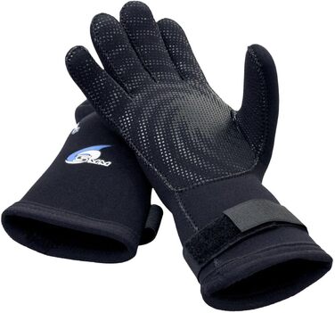 Рукавички для дайвінгу NeoSport Premium Neopren 5 мм, п'ятипалі, чорні