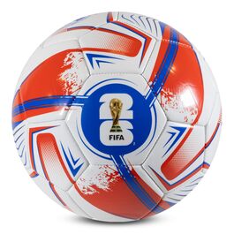 Офіційний ліцензований футбольний м'яч Hy-Pro FWC26 5 розміру для тренувань – ЧС 2026, дизайн Turbine White/Red