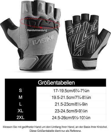 Рукавички INBIKE напівпальцеві гнучкі для велоспорту, крос-кантрі, фітнесу, тренувань та скелелазіння з захисними вставками TPR та SCR, H010, зелені (сірі, M)