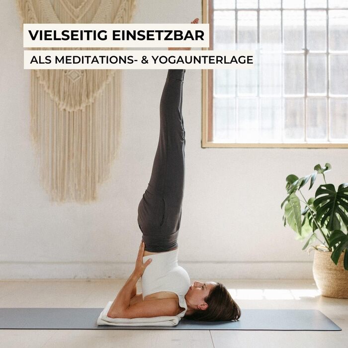 Ковдра для йоги Lotuscrafts Savasana 200x150 см, 100% бавовна, міцна медитаційна ковдра для релаксації