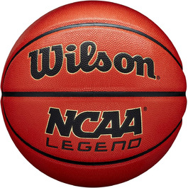 Баскетбольний м'яч Wilson NCAA Legend розмір 5, помаранчево-чорний, універсальний