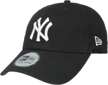 Кепка New Era 9TWENTY New York Yankees - MLB ліцензійна бейсболка, чорно-біла, універсальний розмір