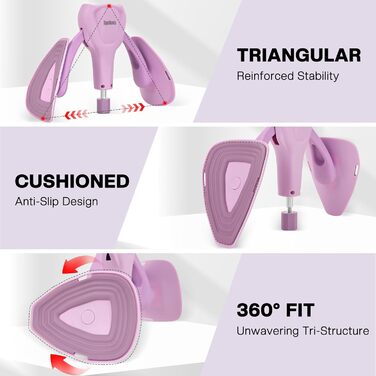 Набір для тренування м'язів тазового дна та стегон – Thigh Master з еластичною стрічкою | Тренажер для ніг вдома | Професійний тренажер для ніг для жінок та чоловіків для нарощування м'язів живота, ніг та сідниць