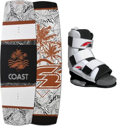 Вейкборд F2 Coast 134 см з кріпленнями Team M/L (43-45 EU)