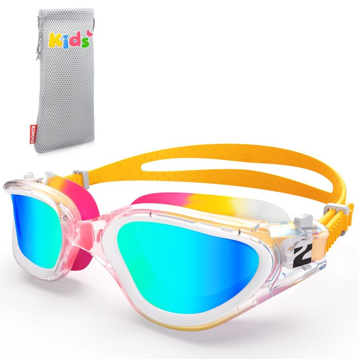 Дитячі окуляри для плавання ZIONOR G1MINI ULTRA: поляризація, комфорт, захист від запотівання та УФ, для дівчаток та хлопчиків (3-14 років)