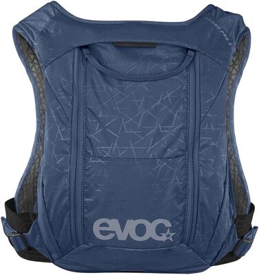 Гідраторний рюкзак EVOC HYDRO PRO 1,5/3 л з питною системою 1,5 л, ультралегкий, з відсіками для харчування, кишенями на грудному ремені, універсальний розмір, денім