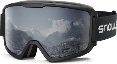 Лижна маска для жінок і чоловіків з подвійною лінзою, OTG, UV400, антифог, вітрозахисна, сумісна з шоломом, для сноуборду, катання на лижах, мотоциклі, велосипеді, скейті