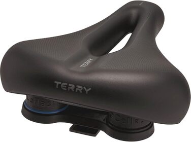 Анатомічне велосипедне сідло Terry Herren Anatomic Flex Gel, чорне, універсальний розмір