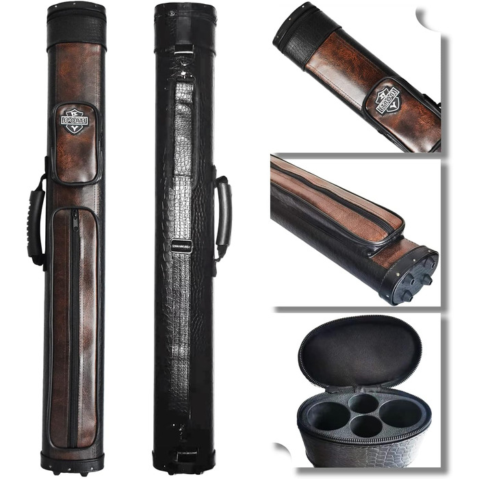 Чохли для більярдної кулі Hartschalenkoffer (2 шт.), овальні, чорні