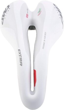 Сідло для велосипеда SMP Selle Extra Color Edition, біле, універсальний розмір, 100% без тиску, для MTB та шосейних велосипедів