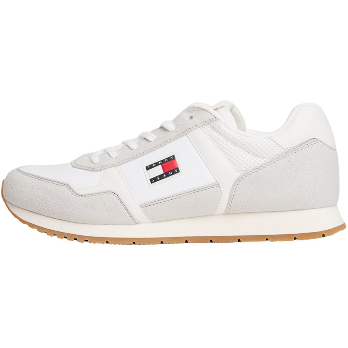 Кросівки Tommy Jeans Runner Casual Low Top для чоловіків, білі (White Ecru), розмір 44 EU