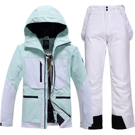 Комплект гірськолижний HOTIAN Daen: куртка та штани, водонепроникний, вітронепроникний, для сноубордингу та лижного спорту (M, 167 GR+WT)