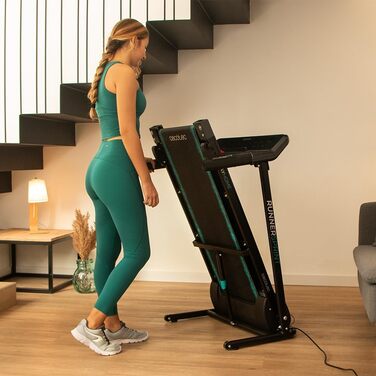 Біговий доріжки Cecotec DrumFit WayHome: нахил, масажний пояс, гантелі, широка бігова поверхня, 1-18 км/год, 12 програм