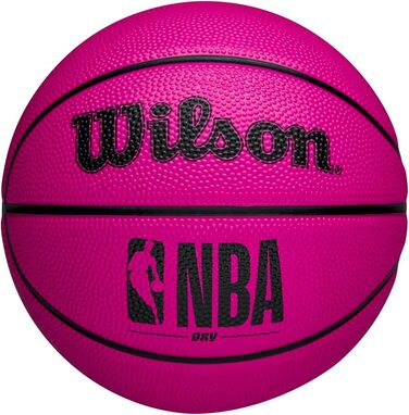 Баскетбольний м'яч WILSON NBA DRV, для залу та вулиці, рожевий, розмір 3