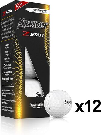 Гольф-м'ячі Srixon 24 Z-Star, білий колір, оптом для гольф-поля