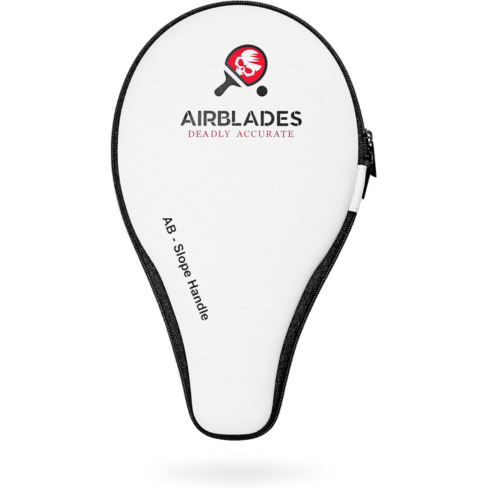 Професійна пінг-понгова ракетка AirBlades з жорстким кейсом | Ракетка для настільного тенісу з ергономічною ручкою | 5 шарів деревини з преміум-гумою та губкою