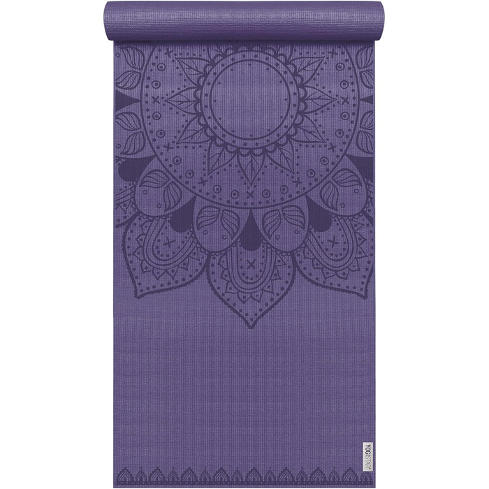 Килимок для йоги Yogistar Yogimat Basic Art Collection Harmonic Mandala, протиковзкий, універсальний