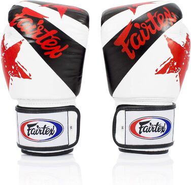 Fairtex BGV1 боксерські рукавички для муай-тай, спарингів, MMA, унісекс, 12 унцій, білий, легкі, амортизуючі, преміум-якість
