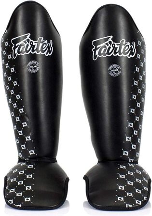 Захист гомілки Fairtex SP5 чорний, щитки XL для єдиноборств