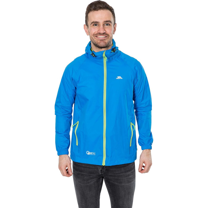 Водонепроникна компактна куртка-дощовик Trespass Qikpac Unisex, колір Cobalt
